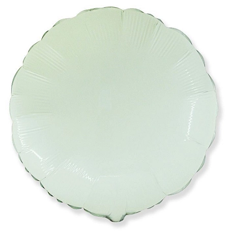 Balón foliový 45 cm Kulatý  bílý