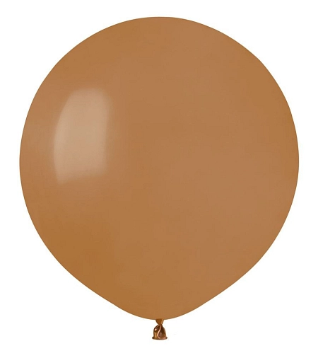 Balónek latexový 48 cm – Pastelový hnědý MOCHA - 1 KS