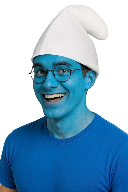 ČEPICE ŠMOULA / ŠMOULINKA - BÍLÁ