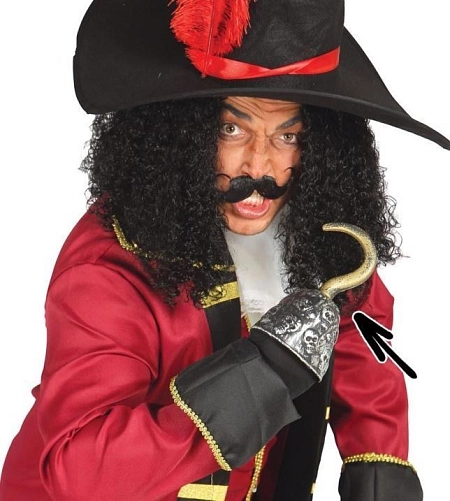 Pirátský hák - pirát