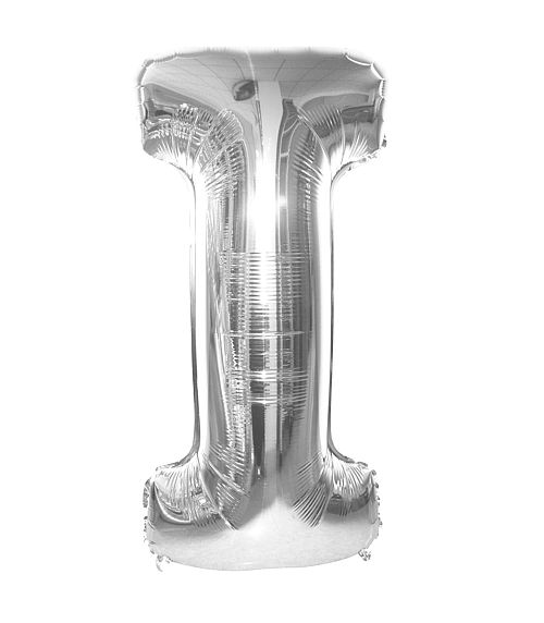 Balón foliový písmeno 'I'  102 cm
