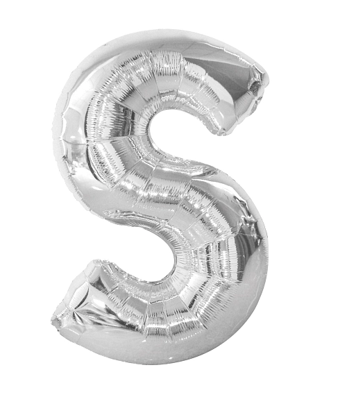 Balón foliový písmeno 'S'  102 cm