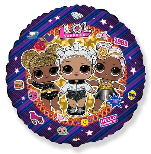 Balón foliový LOL - 45 cm