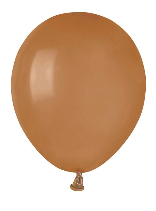 Balónek latexový MINI - 13 cm – Pastelově hnědý MOCHA - 1 KS
