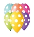 Balónky 30cm pastelové mix -  puntíky -1 ks