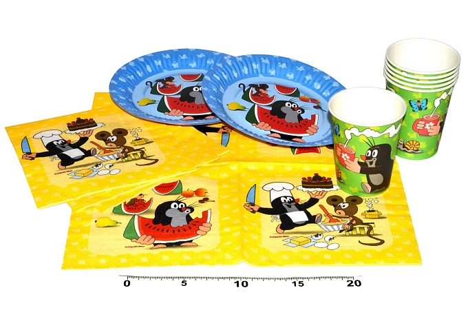 Párty sada Krteček - Krtek a kamarádi 18 ks