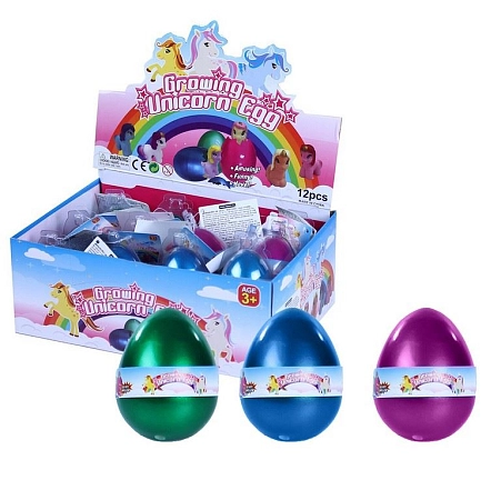 Jednorožec - unicorn rostoucí ve vejci - 1 ks - žertovinka