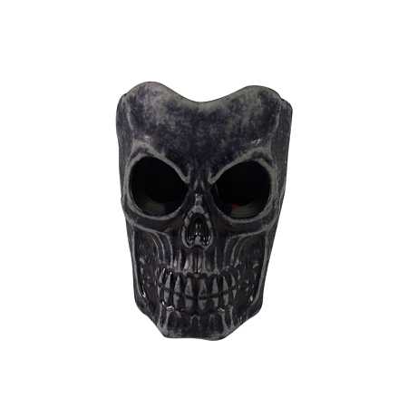 Dekorace svíčka lebka - kostlivec - Halloween