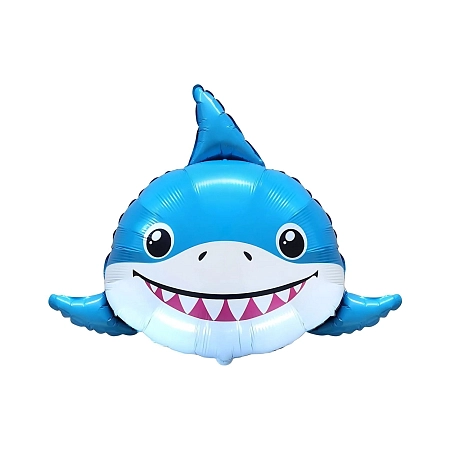 Balón foliový žralok - baby shark - 50 cm