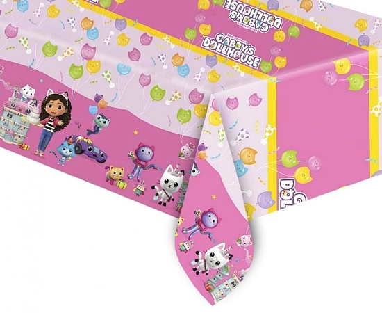 Plastový ubrus Gábinin kouzelný domeček - Gabby's Dollhouse - 120 x 180 cm