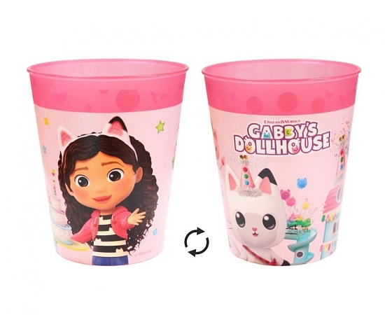 Plastový kelímek Gábinin kouzelný domeček - Gabby's Dollhouse - 250 ml - 1 ks