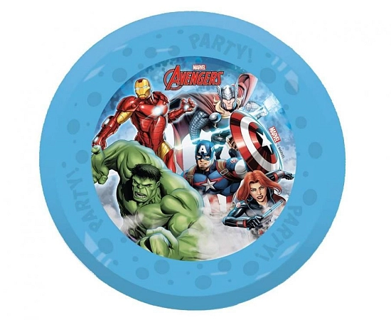 Plastový talíř AVENGERS - 21 cm - 1 ks
