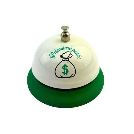 Recepční zvonek - Přivolávač peněz