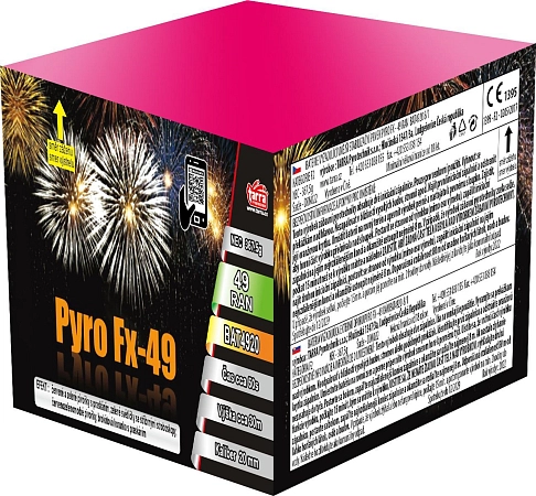 OHŇOSTROJ - BATERIE VÝMETNIC PYRO FX-49 RAN 8/1