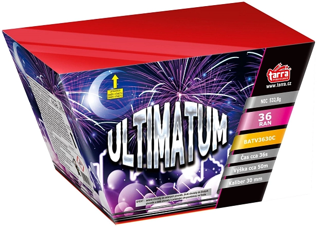 Ohňostroj - BATERIE VÝMETNIC ULTIMATUM 36RAN 4/1