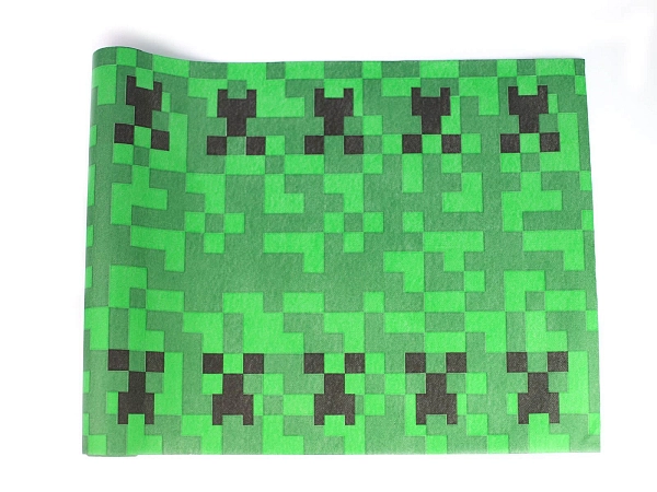 Papírový ubrusový pás - Pixel - Minecraft - 40 x 500 cm