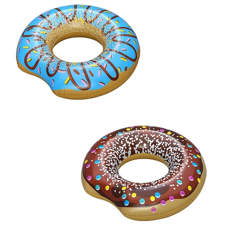 Nafukovací kruh Donut - mix - 2 druhy -107 cm
