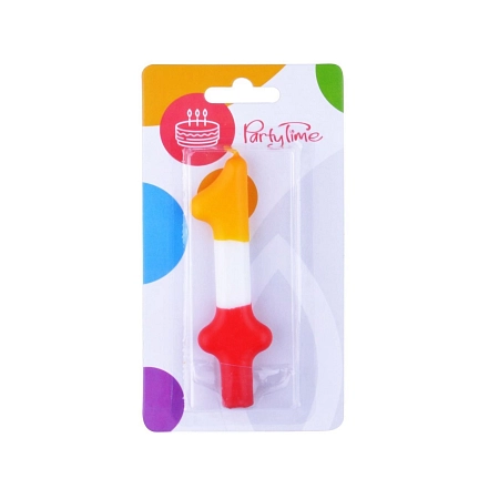 SVÍČKA BAREVNÁ ČÍSLO 1