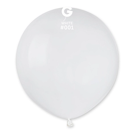 Balónek latexový 48 cm – Pastelový bílý, 1 KS
