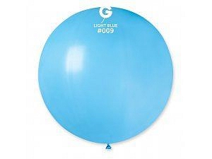 Balón latex 80 cm - světle modrý 1 ks