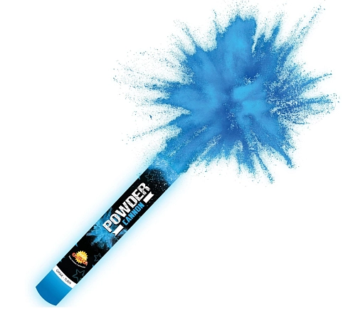 Konfety MODRÝ PRÁŠEK - Narození kluka - Boy or Girl - Gender reveal - Baby shower - 28 cm