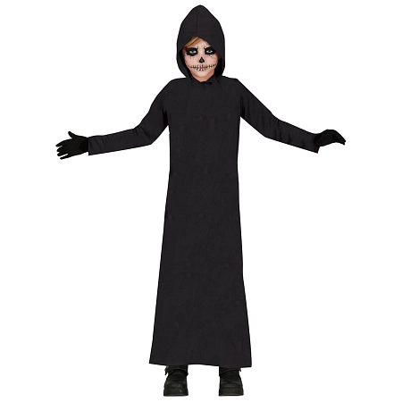 Dětská černá tunika - plášť - Halloween - vel. 7-9 let