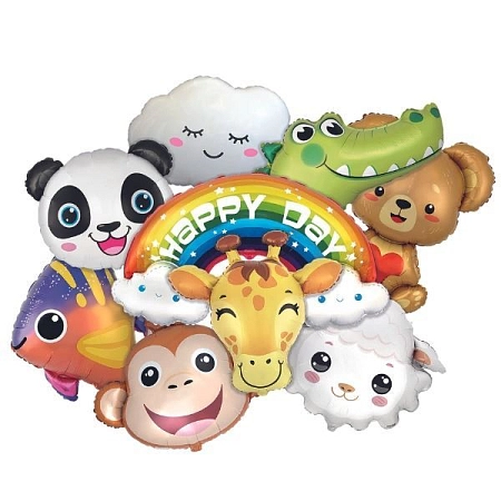 Helium plnění fóliových balónků 90 cm