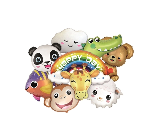 Helium plnění fóliových balónků 94 cm