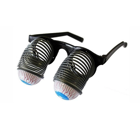 Párty brýle oči na pružinách