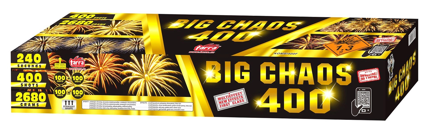 PROFI SLOŽENÝ OHŇOSTROJ BIG CHAOS 400 RAN 1/1