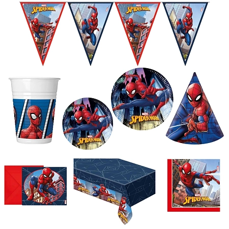 Dětská narozeninová sada Spiderman - 10 osob