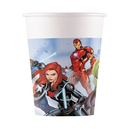 Papírové kelímky AVENGERS - 200 ml - 8 ks