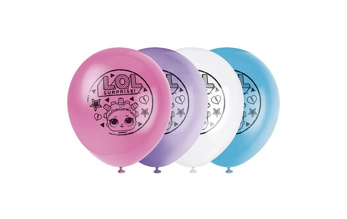 Balónky LOL SURPRISE - 30 cm - 8 ks