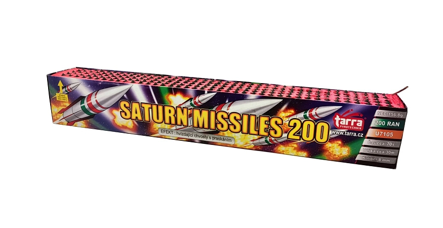 Ohňostroj - BATERIE VÝMETNIC SATURN MISSILES 200 RAN 18/1