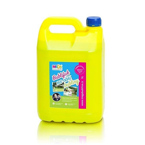 MEGABUBLINA - Bublifuk na velké bubliny - bublinková směs 5 litrů