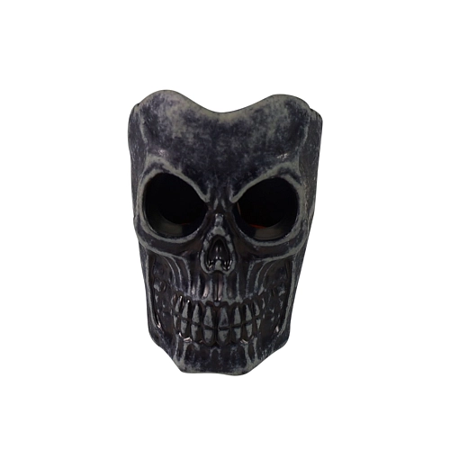 Dekorace svíčka lebka - kostlivec - Halloween