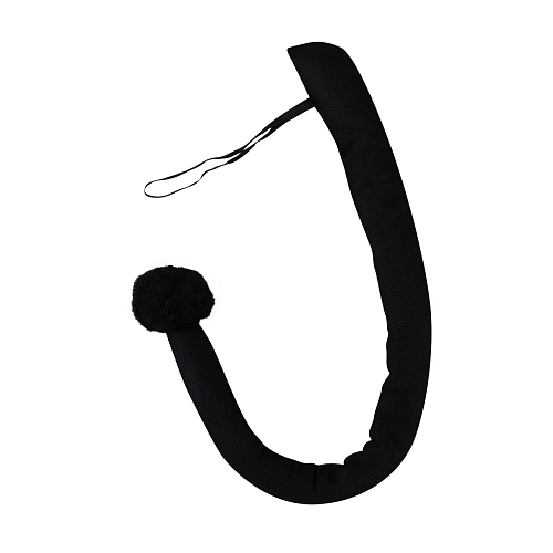 Ocas čerta černý - Vánoce - 70 cm