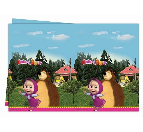 Ubrus MÁŠA A MEDVĚD 120x180 cm
