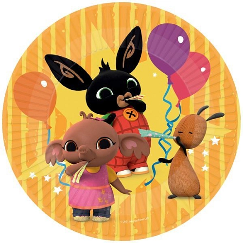 Papírové talíře Králíček Bing - 23 cm - 8 ks