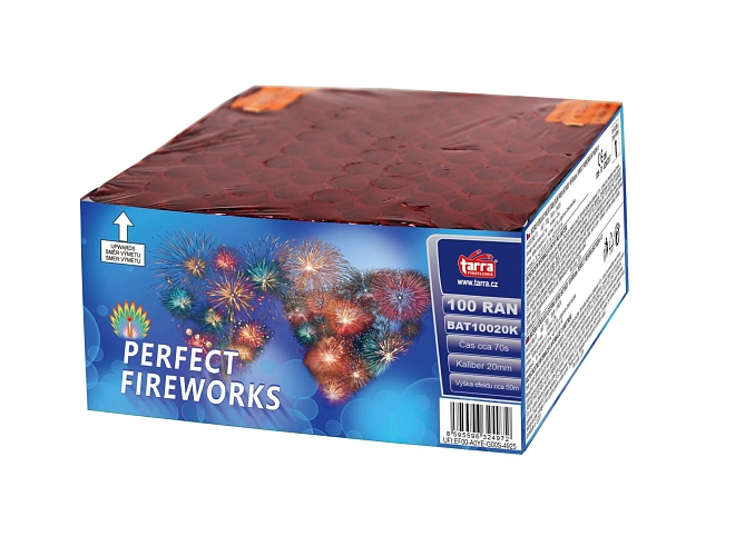 Ohňostroj - BATERIE VÝMETNIC PERFECT FIREWORKS 100 RAN 4/1