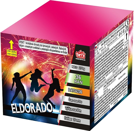 Ohňostroj - BATERIE VÝMETNIC ELDORADO 36 RAN  12/1