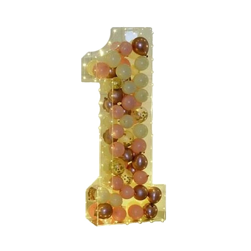 DEKORACE - SVÍTÍCÍ NAROZENINOVÉ ČÍSLO - 90 cm