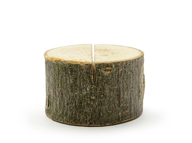 Dřevěné stojánky na vizitky - Svatba - 10 ks