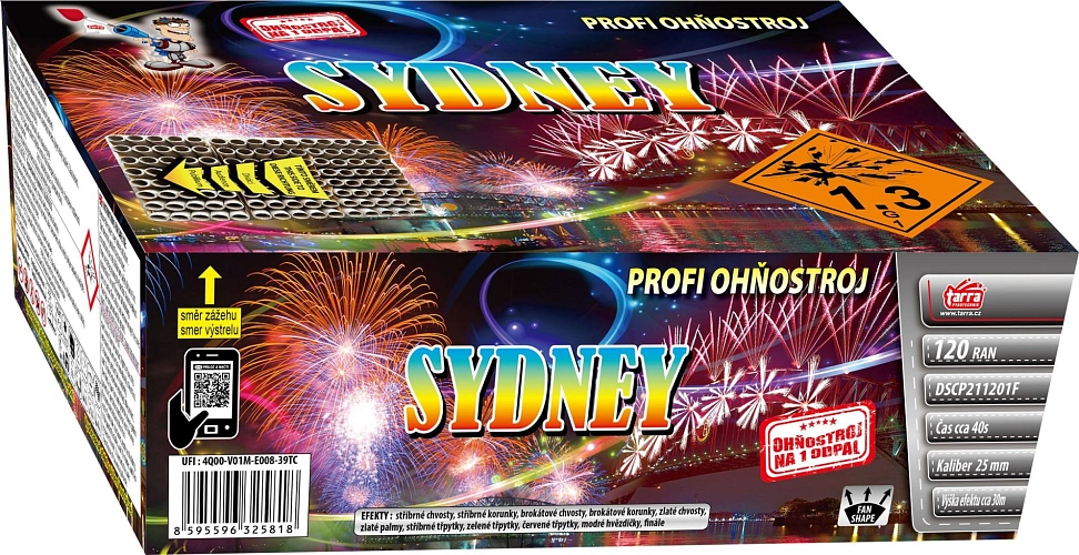PROFI SLOŽENÝ OHŇOSTROJ SYDNEY 120 RAN 1/1