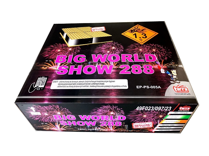 PROFI SLOŽENÝ OHŇOSTROJ BIG WORLD SHOW 288 RAN 1/1