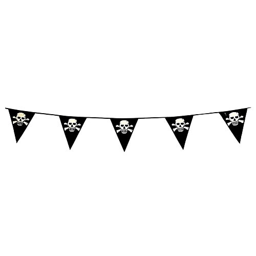 Girlanda pirátská - vlajka - 10 m