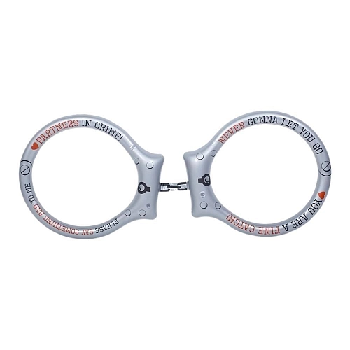 Nafukovací želízka - policie - pouta - svatba -130 x 55cm