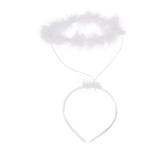 Čelenka svatozář anděl - Vánoce