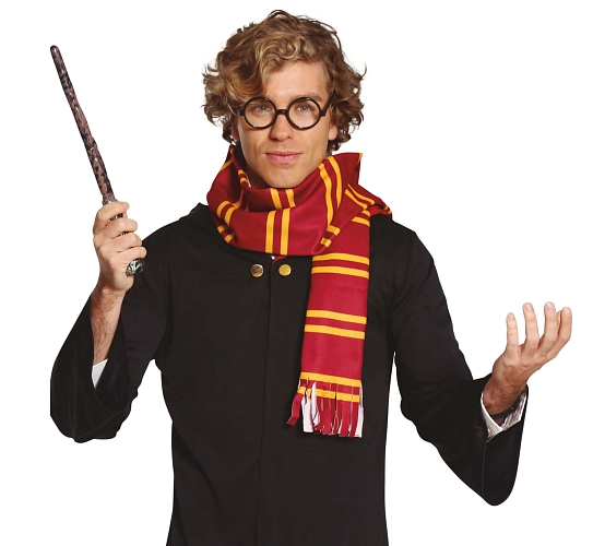 Sada kouzelník - čaroděj Harry - šála a brýle - 2 ks
