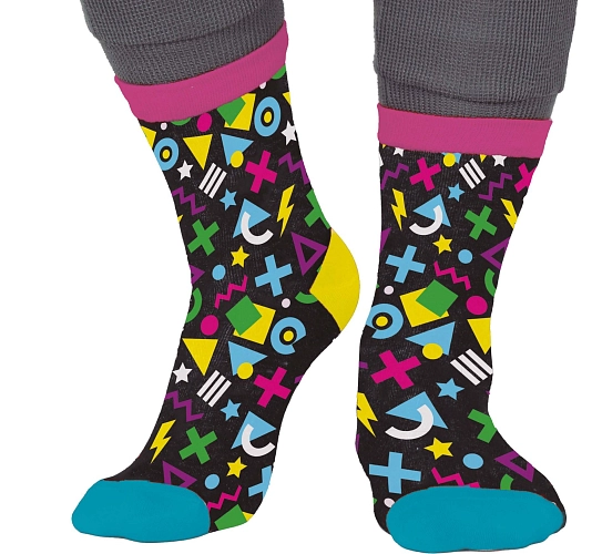 Veselé pánské ponožky - 80´S - vel. 42 - 48